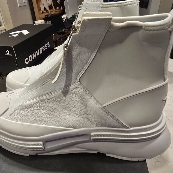 Size 13 - Converse Run Star Legacy Chelsea CX High WHITE Mens Size 13 Boots NEW - Picture 5 of 9